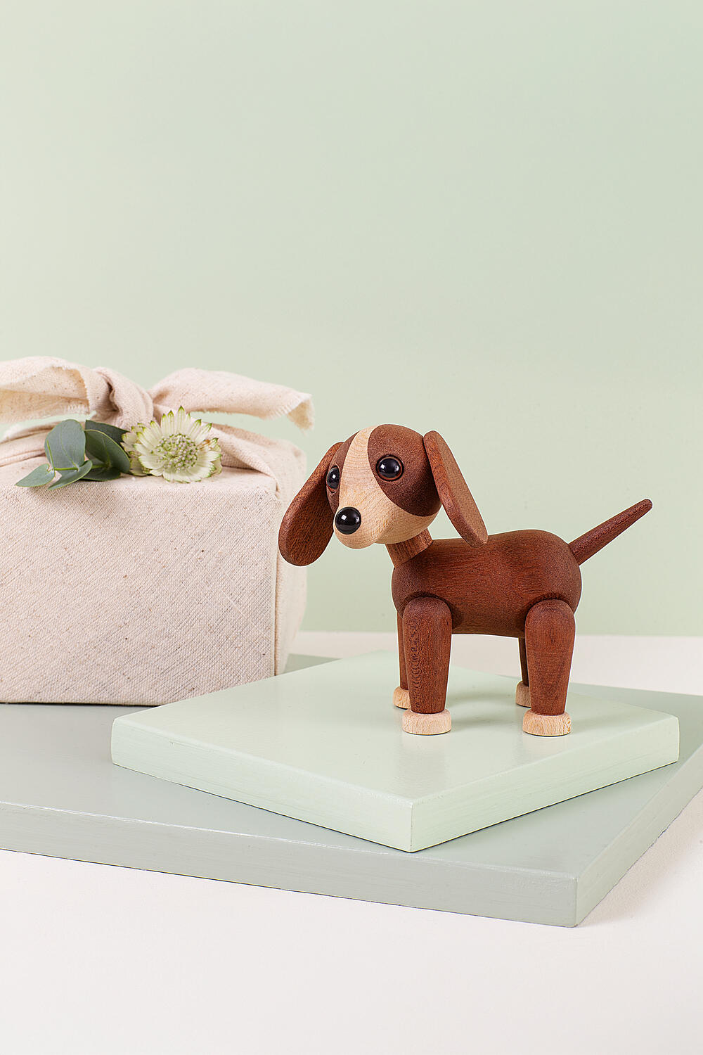 Twix hund - mørk mahogni